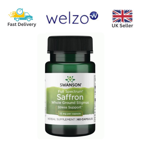 Swanson saffron 15mg 60 - saffron,