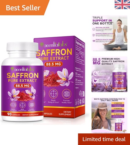Natural saffron capsules 90 - saffron,