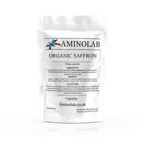 Saffron 50mg capsules - saffron,