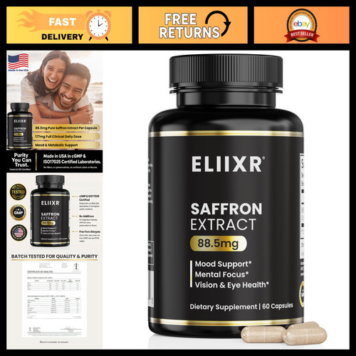 Saffron supplement 5mg - saffron,