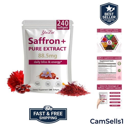 Saffron extract supplement - saffron,