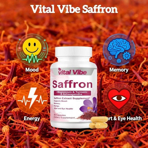 Saffron extract 600mg - extract, vegan